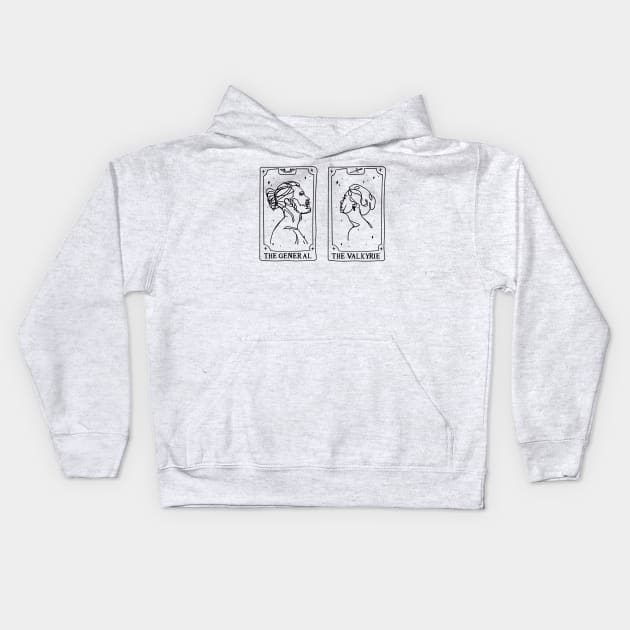 ACOSF Nessian Tarot Cards Kids Hoodie by baranskini